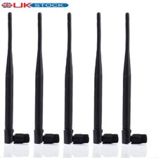 5pcs 433MHZ High Gain Antenna SMA Within Needle Rubber Glue Stick 6DBI