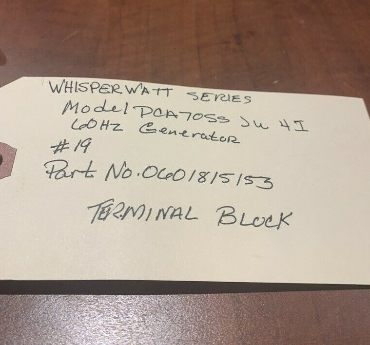 Multiquip Terminal Block DCA70SSJU4i DCA-400SSI | P/N: 0601815153