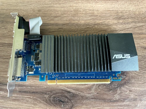 Fanless GPU Asus GT710 (single slot / stantard and low profile brackets)