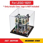 Display Case for LEGO 10251 Creator Expert Brick Bank Box Dust Proof Glue Free