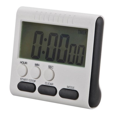 5pcs Magnetic Large LCD Digital Kitchen Timer Alarm Count Up Down Clock DE