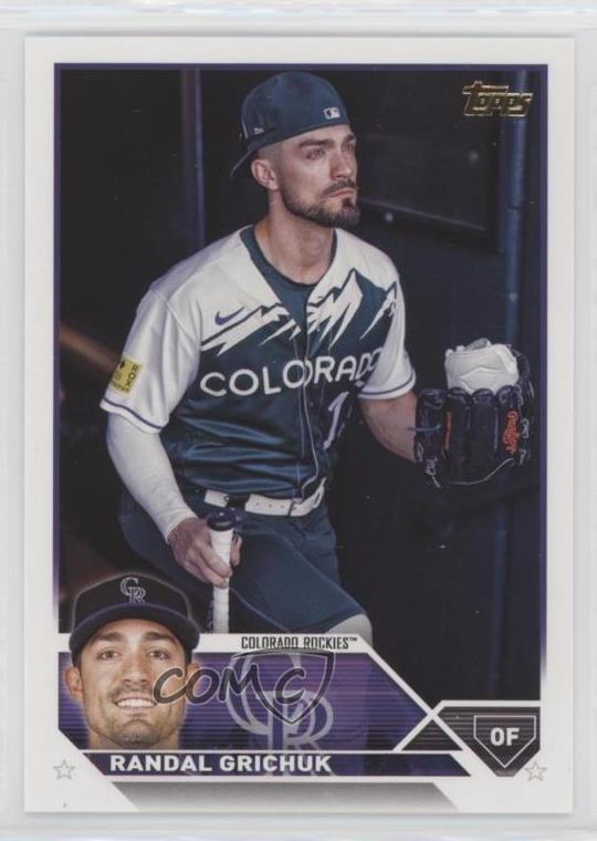 2023 Topps Series 1 SSP Image Variation Golden Mirror Randal Grichuk #110