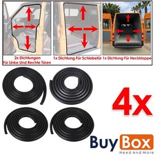 4 TLG f&uuml;r Mercedes Sprinter Dichtungsatz T&uuml;r Heckklappe Schiebet&uuml;r 2D1843791C