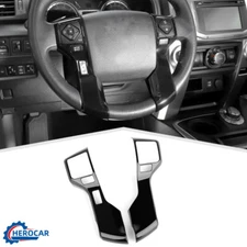 Car Steering Wheel Decor Cover Trim Strip Overlay For 4runner 2010+ Tundra 2014+
