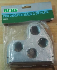 RCBS Pro 2000 Press Die Plate-(88877)-NOS-in package