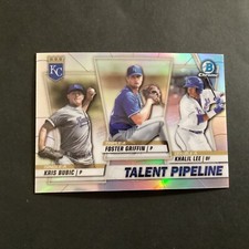 2020 Bowman Chrome Talent Pipeline Kansas City Royals #TP-KCR Ex+