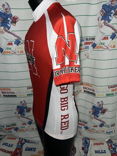 Nebraska University Cornhuskers Biking Cycling Jersey - Small - Picture 3 of 11