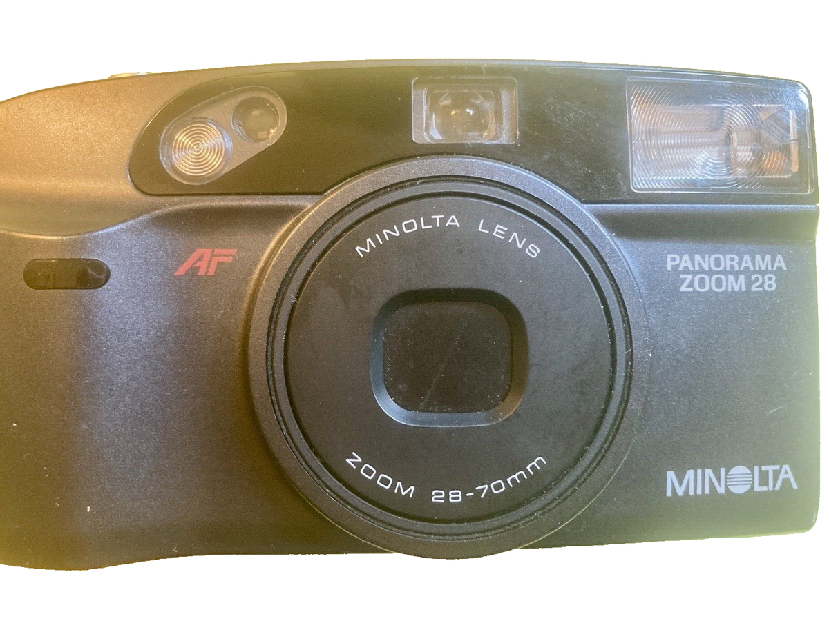 フィルムカメラ Minolta PANORAMA ZOOM 28 F0626-12e p Minolta PANORAMA ZOOM 28 F0626-12e p - メルカリ