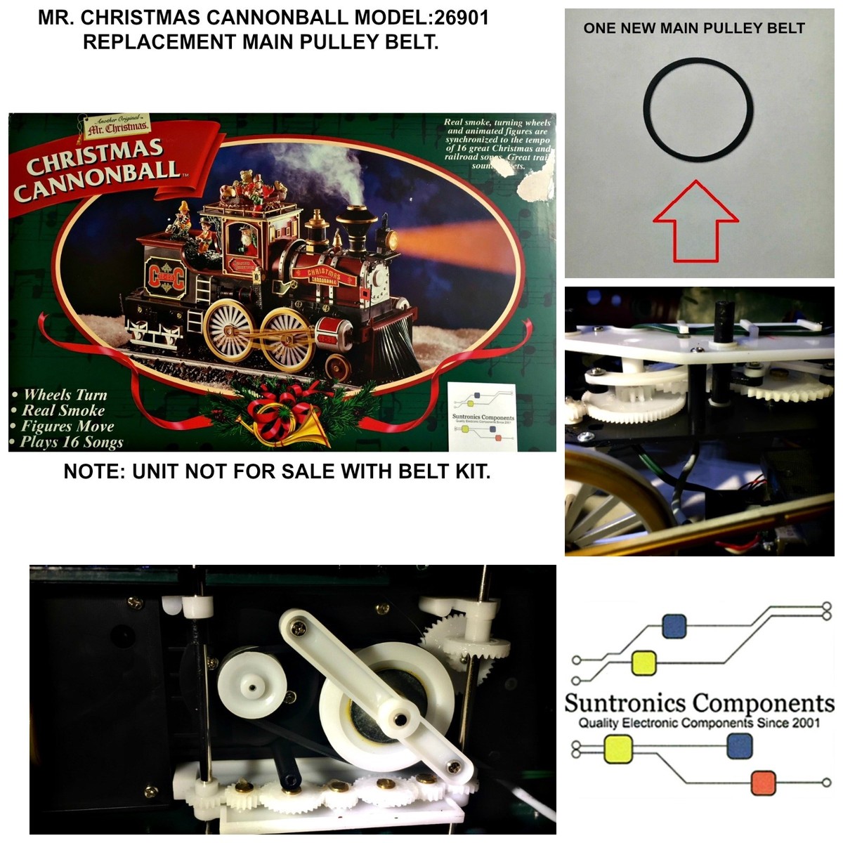 Mr Christmas Cannonball Train Model: 26901 And Similar models