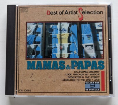 RARE THE BEST OF ARTIST SELECTION MAMAS & PAPAS CD - JAPAN IMPORT - 20 TRACKS