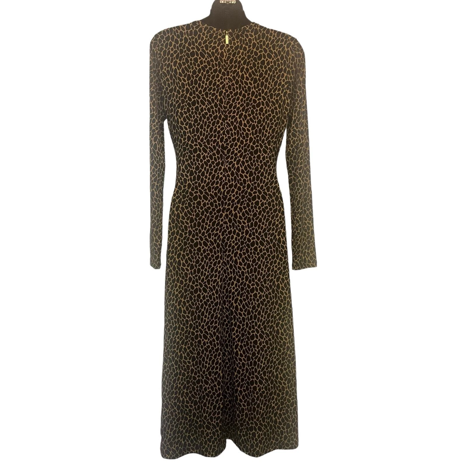 Abito con stampa leopardata Michael Kors (taglia small) nuovo con etichette!