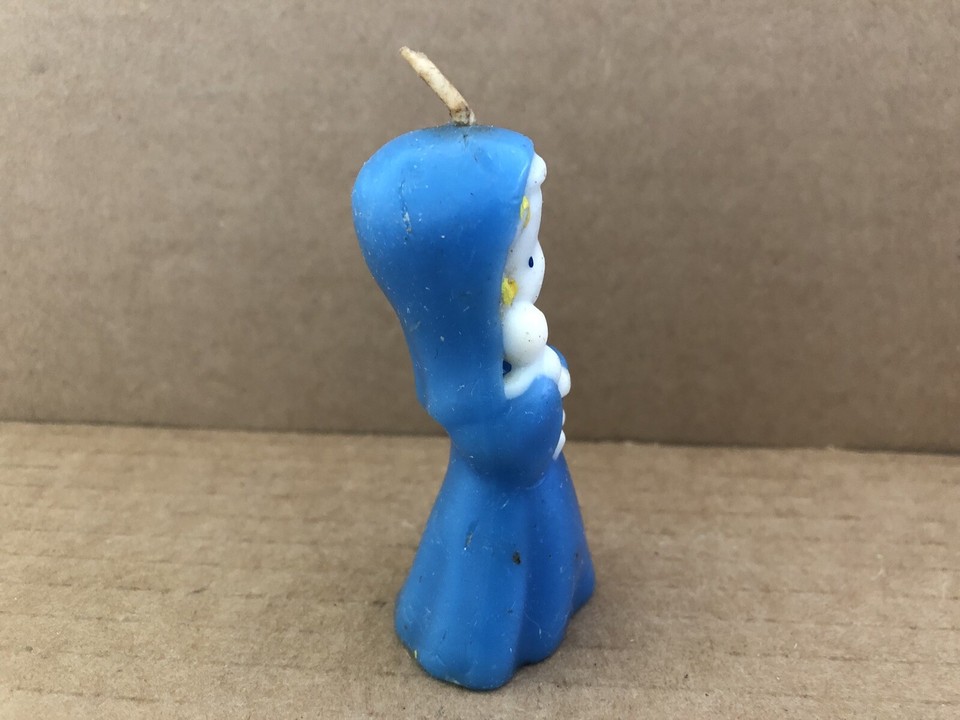 27 Vintage GURLEY Christmas Candle MOTHER hugging BABY Mary Jesus eBay