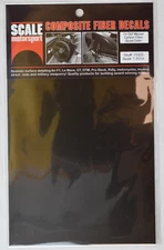 Scale Motorsport 1/20 Hi-Def Carbon Fiber Twill Weave Decal Sheet 1520