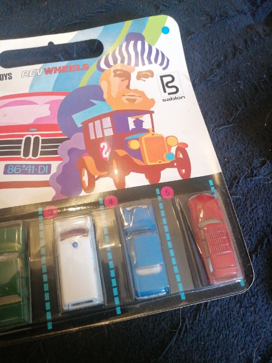 Lot 5 Voitures Miniatures Efsi Toys Citroën DS Break + 4 1/64 Carte Scellée