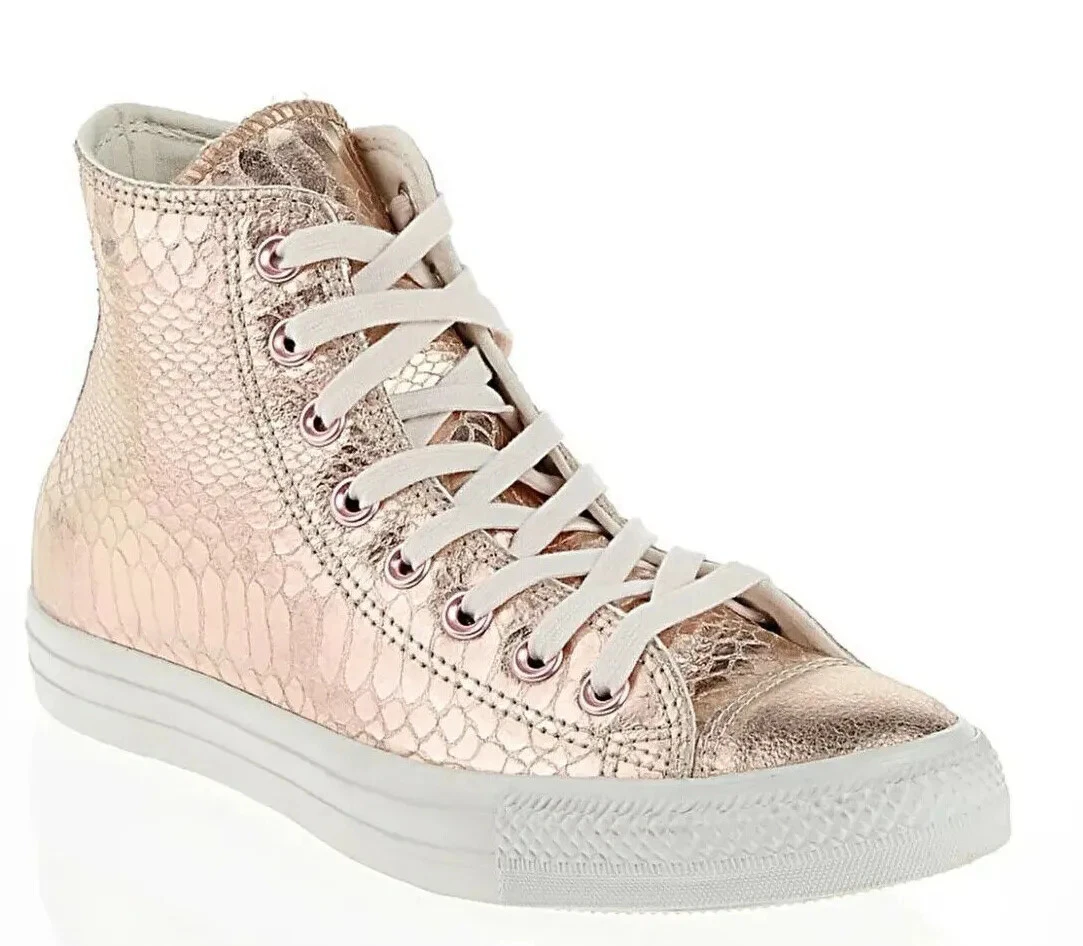 Converse pelle oro rosa 542437c donna statunitense taglia 7 5