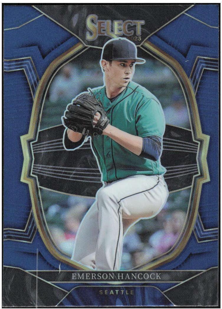 2023 Panini Select - Concourse Emerson Hancock #27 Blue Prizm (RC) for