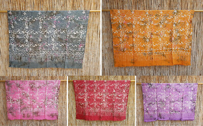 SA 755-- Pn / Premium Sarong ohne Fransen Wickelrock Wandbehang Lungi Sari