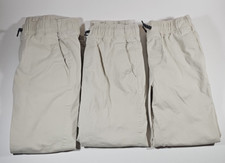 Lot of 3 Sonoma Boys Small Relaxed Chino Pull-On Pants Khaki Kohls School