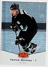 2006-07 FLAIR SHOWCASE #160 PATRICK MARLEAU San Jose Sharks Hockey Card