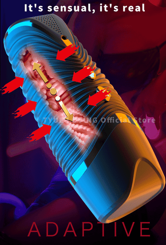 Pompa per pene stroker automatica mani libere trainer coppa manicotto orale ritardante eiaculazione - Foto 12 di 12