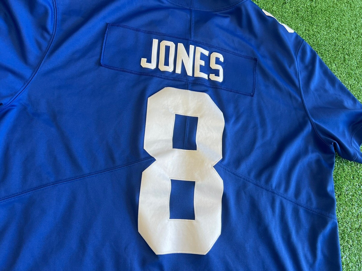 NFL NEW YORK GIANTS DANIEL JONES AUTHENTIC JERSEY XXL BLUE GMEN