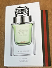 GUCCI SPORT POUR HOMME by GUCCI 0.06 FL oz / 2 ML EDT vial Splash carded