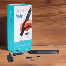 3D Printing  Pen Juku 3Doodler Create+, Steel Blue Includes 50 Refills 10 Colors