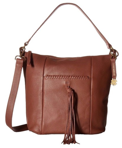LUCKY BRAND CANVAS & LEATHER COLORFUL FLORAL BACKPACK 