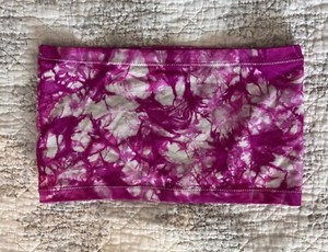 Justice Oh So Soft Girls Strapless Bra Bandeau Pink Tie Dye Size 32