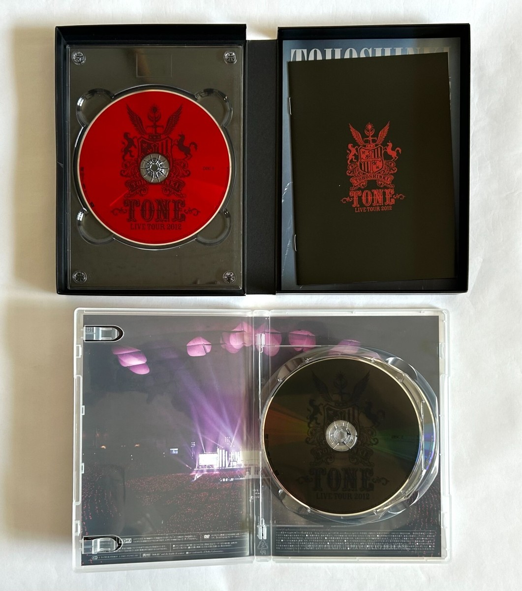 TOHOSHINKI TVXQ lot of 3 JAPAN 3DVD LIVE TOUR 2012 TONE 2014