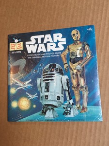 Details About Star Wars 7 Book Record 1979 Black Falcon Factory Sealed Buena Vista Vintage