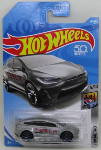 Tesla Energy Model X Hot Wheels Metro Diecast Car NEW - Picture 1 of 3