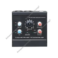2In/Out 24 Bit USB Audio Interface Mixer Sound Card