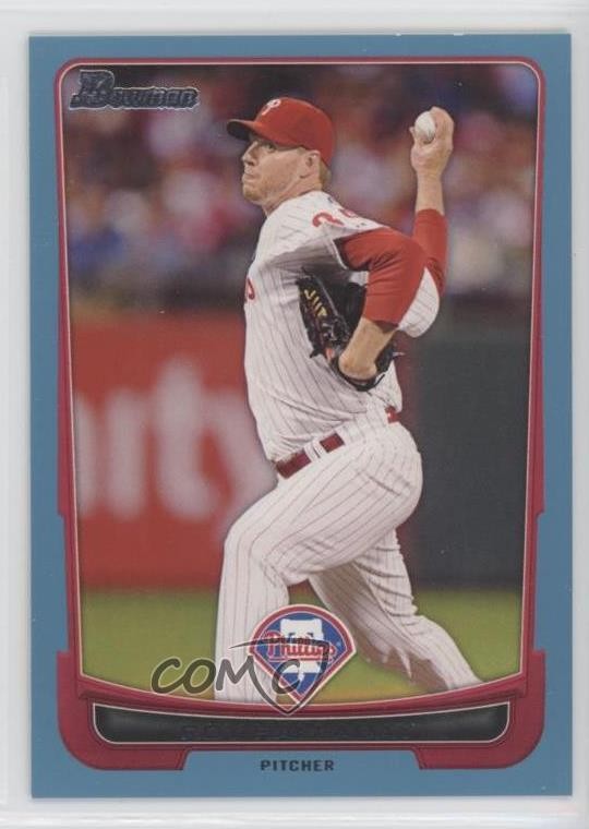 2012 Bowman Blue Border 17/500 Roy Halladay #75 HOF g1z