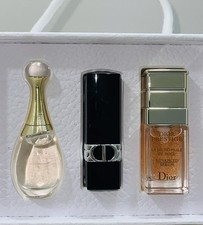 Dior Mini Set Jadore EDP, Rouge Dior Lipstick 999 Satin Advanced Serum