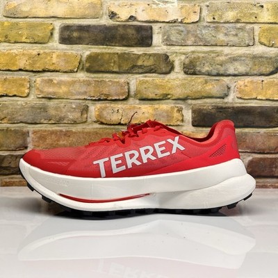 Mens Size 9 -  Adidas Terrex Agravic Speed Ultra Trail Running Shoes Red