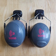 JSP Sonis 3 Helmet Mounted Ear Defenders 36dB SNR Adjustable Comfort Fit