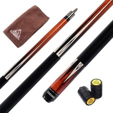 CUESOUL 58" 19oz Maple Pool Cue 1/2 Joint Canadian Wood New
