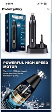 Professional Nose Hair Trimmer With LED Display USB Rechargeable for Men Women