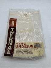 Vintage 80s Kodel Waffle Thermal Underwear Ankle Length Drawers Medium 34-36 NEW