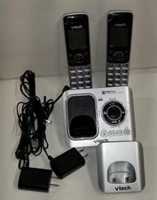 VTech 2-Handset Cordless Phone Digital Answering Machine Model CS6629-2