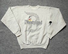 Disneyland Resort Parks Small Hanes Grey Crewneck Pullover Sweatshirt Mickey