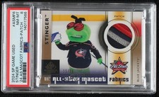 2024 SP Game Used All-Star Mascot Fabrics 11/35 Stinger #ASMF-6 PSA 8 Patch i1f