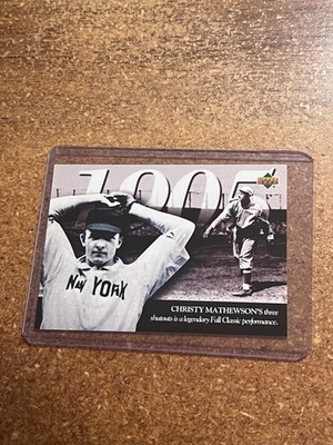 1994 Upper Deck All-Time Heroes # 104 Christy Mathewson 125th