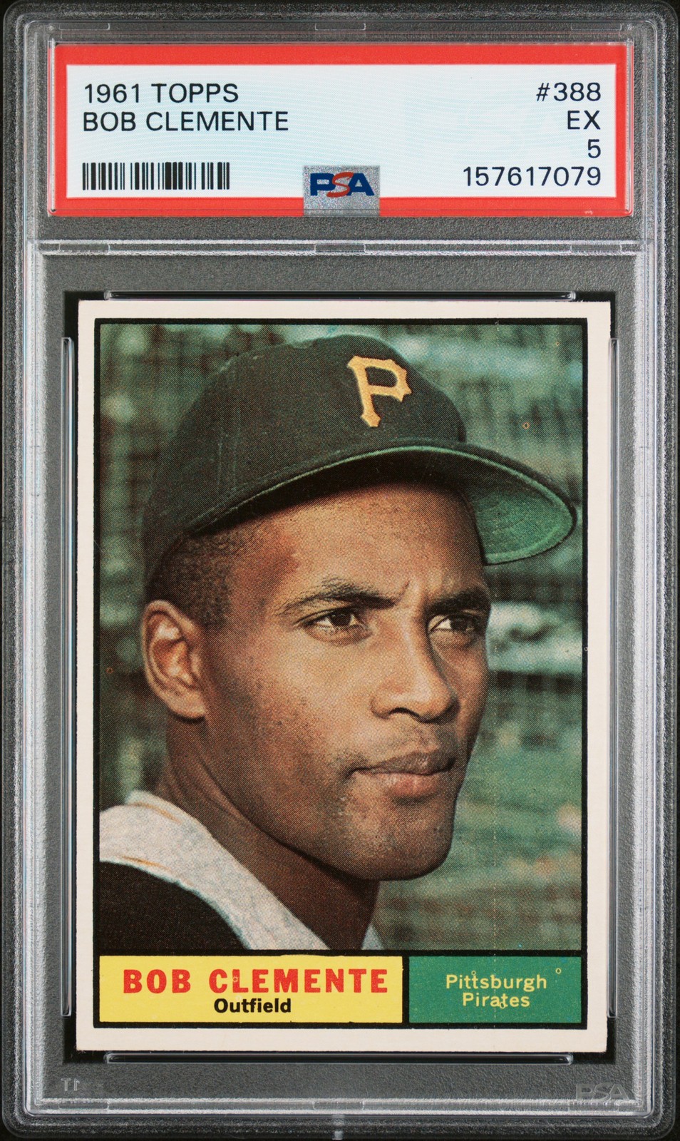 1961 TOPPS #388 BOB CLEMENTE PSA 5