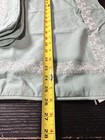 ECHO Embroidered White Frame Euro Sham Seafoam  Stitching Corded Edge Zip 26x26 — photo 7
