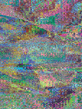 Pop art "ikebana 73" 30x45x1,25" originale incorniciato 8 bit di Harold Herb