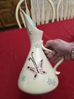 Hull Pottery Company Butterfly Pitcher/Vase W Angular Spout #B15 Vintage 1956