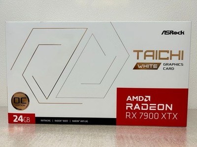 NEW ASRock AMD Radeon RX 7900 XTX Taichi White 24GB OC Graphics Card GDDR6 