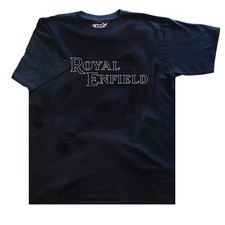 Royal Enfield Motorcycle British black t shirt design small to XXXL sizes